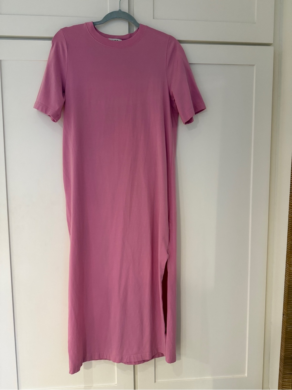 COS Oversized T-Shirt Dress Pink XS